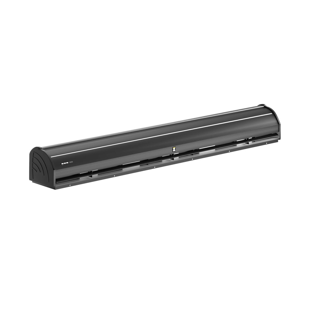 72" Black Aluminum Air Curtain with Remote P136422