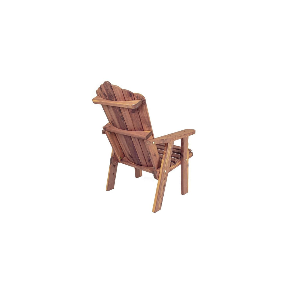 Cedar Stationary Chair Fan-Back Adirondack Style J8268