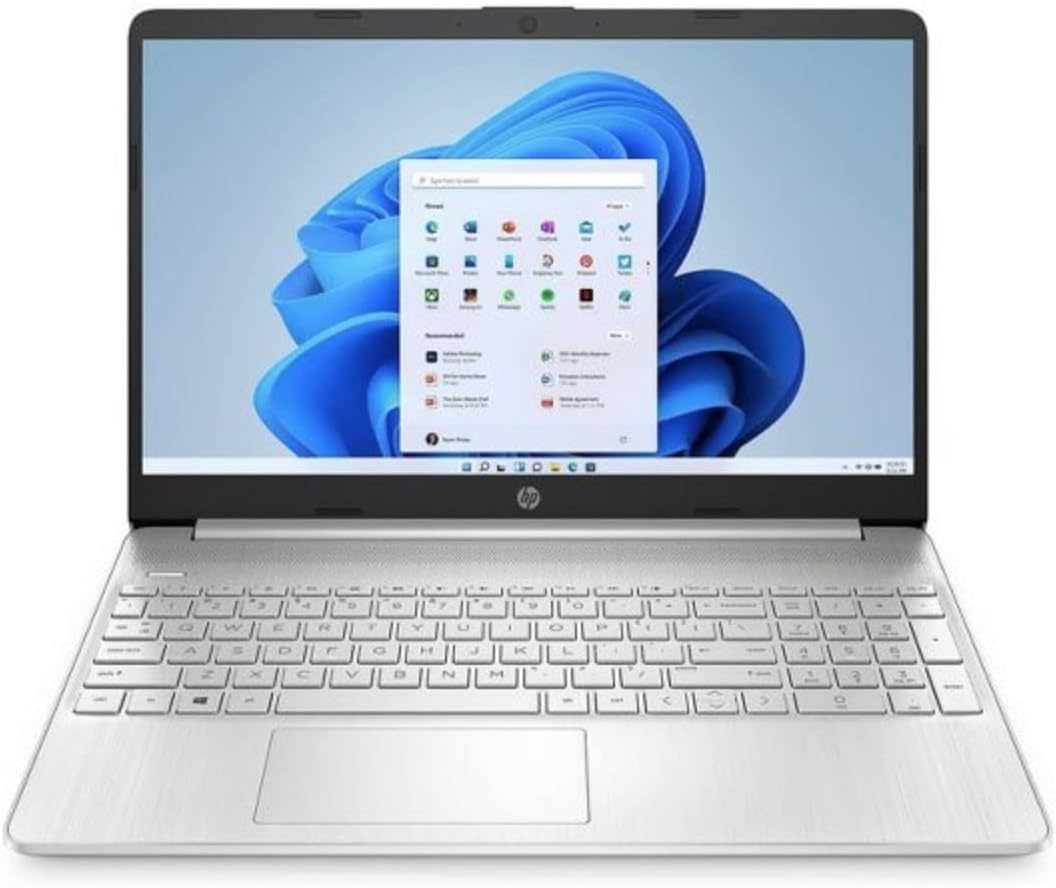 15.6" FHD Laptop AMD Ryzen 5 8GB RAM 512GB SSD Silver A1080