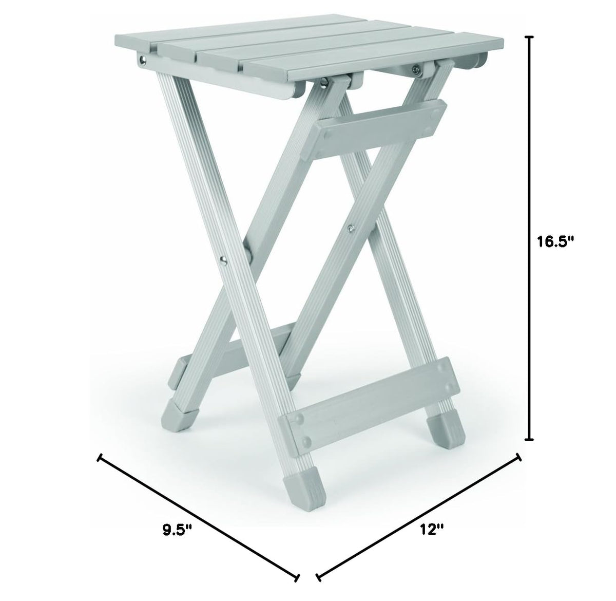 Aluminum Fold-Away Outdoor Side Table W45856