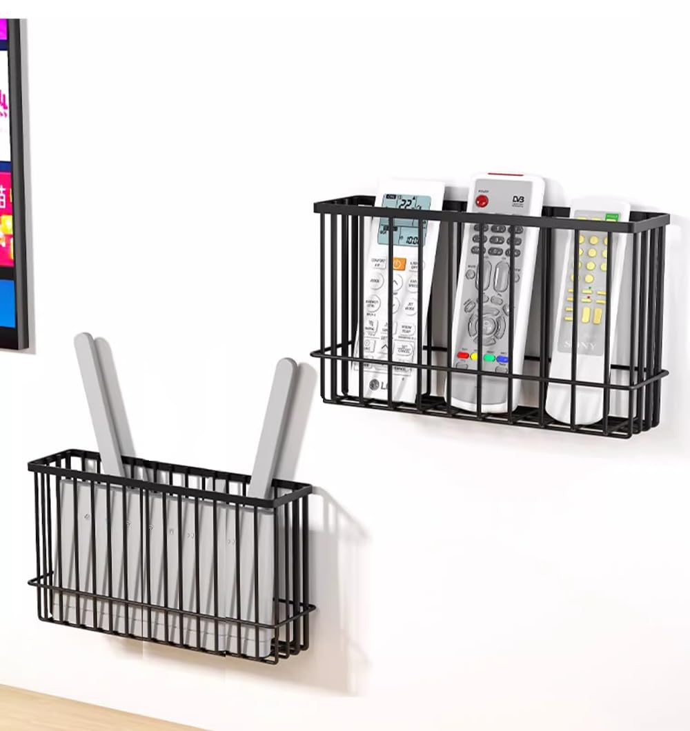 Self Adhesive Wall Mounted Storage Box (Black) B10560