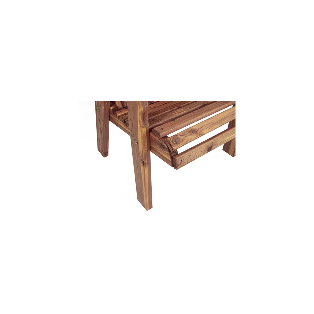 Cedar Stationary Chair Fan-Back Adirondack Style J8268