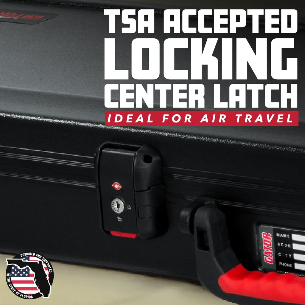 Molded Flight Case for Electric Guitars with Locking Latch I477508