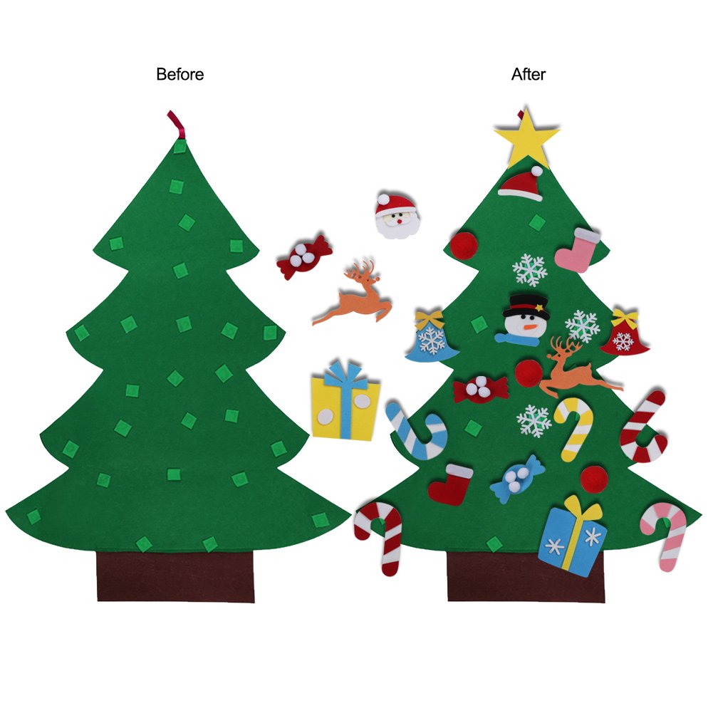 Felt Christmas Tree V5720