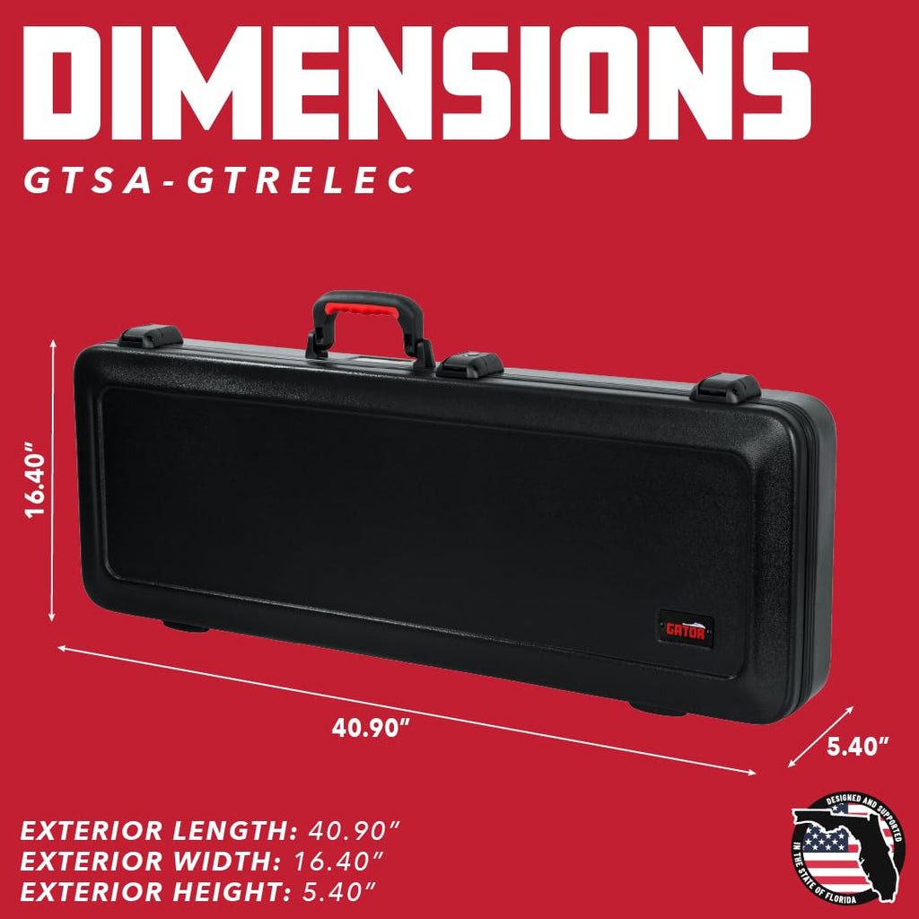 Molded Flight Case for Electric Guitars with Locking Latch I477508