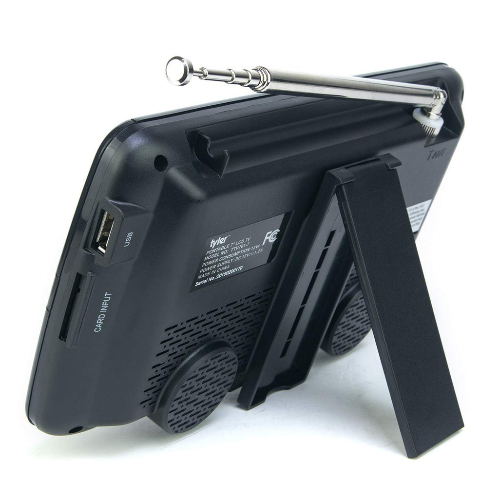 7" Portable LCD TV Rechargeable Battery HD-TV USB HDMI J7530