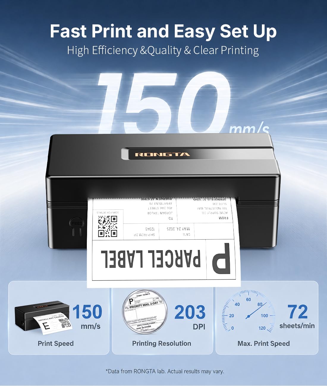 Bluetooth Thermal Shipping Label Printer X2144