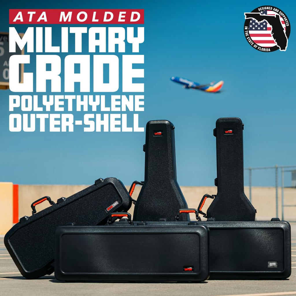 Molded Flight Case for Electric Guitars with Locking Latch I477508