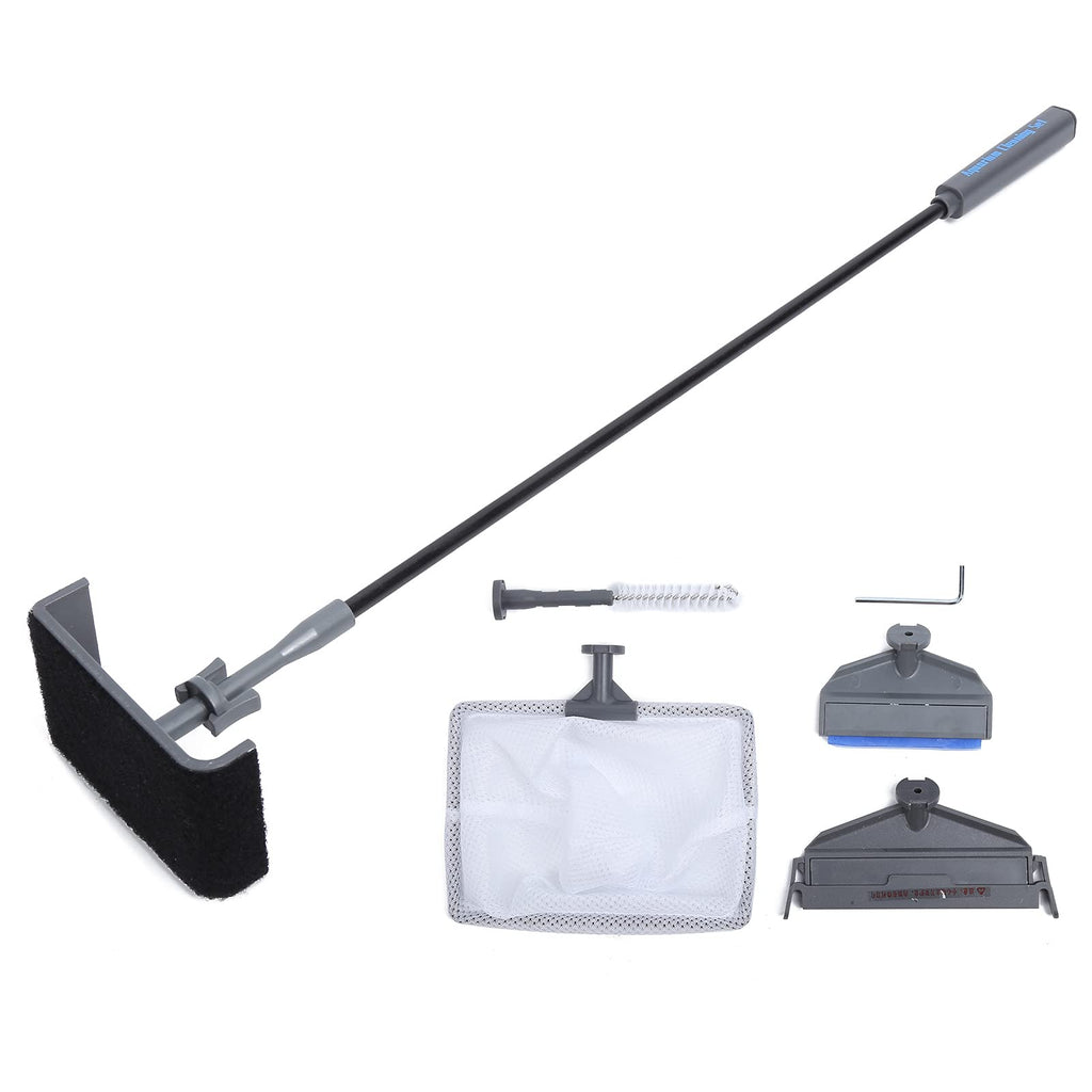 5 in 1 Aquarium Cleaning Kit with Telescopic Rod and Brushes S1362