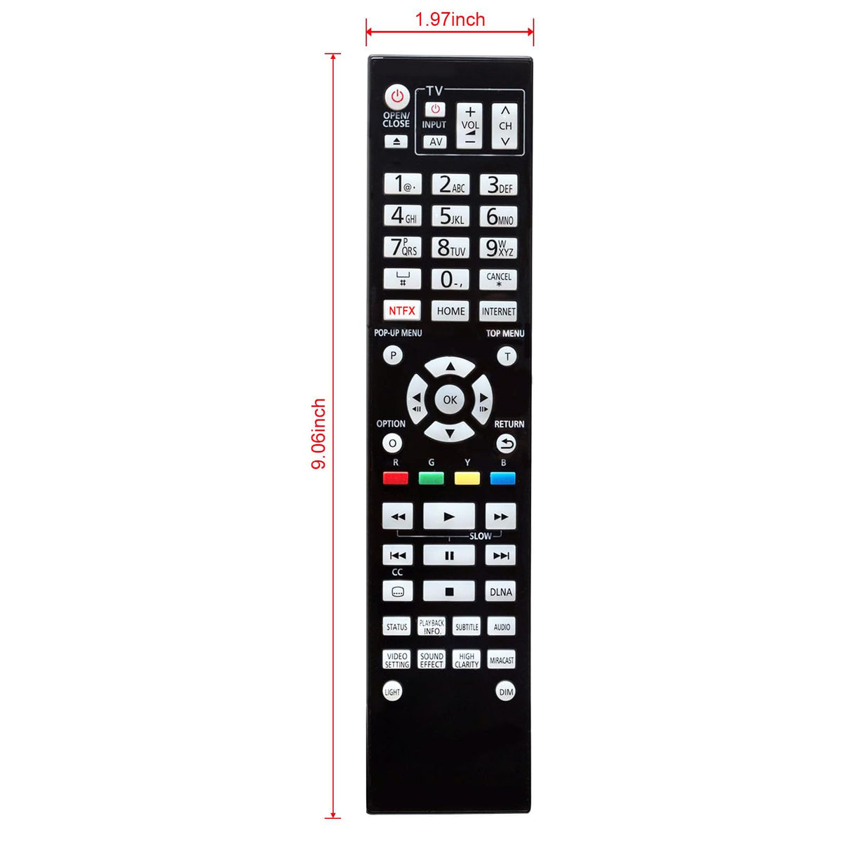 Backlight Remote Control Y21603