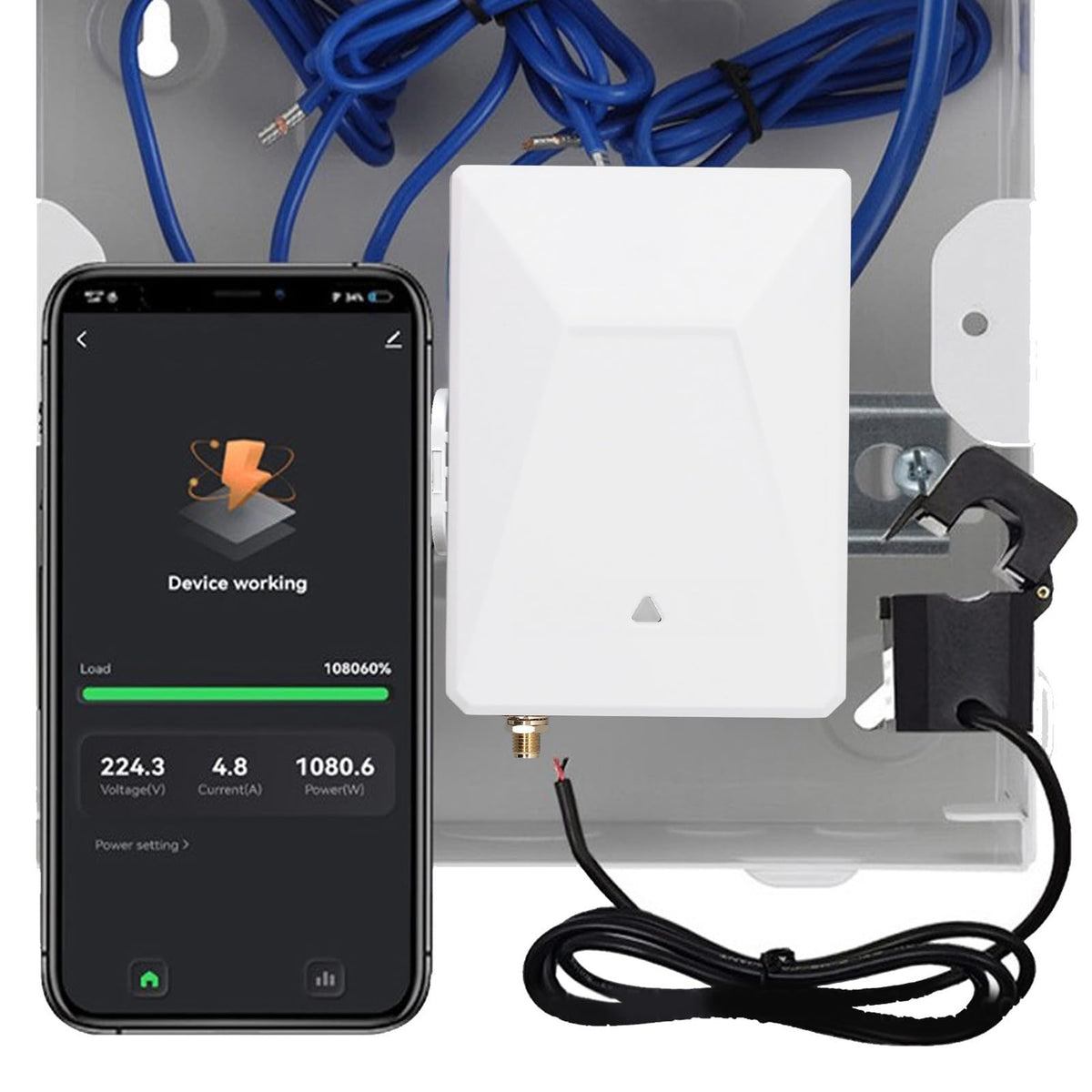 3 Phase 4 Wire Wi Fi Real Time Electricity Usage Monitor H4410