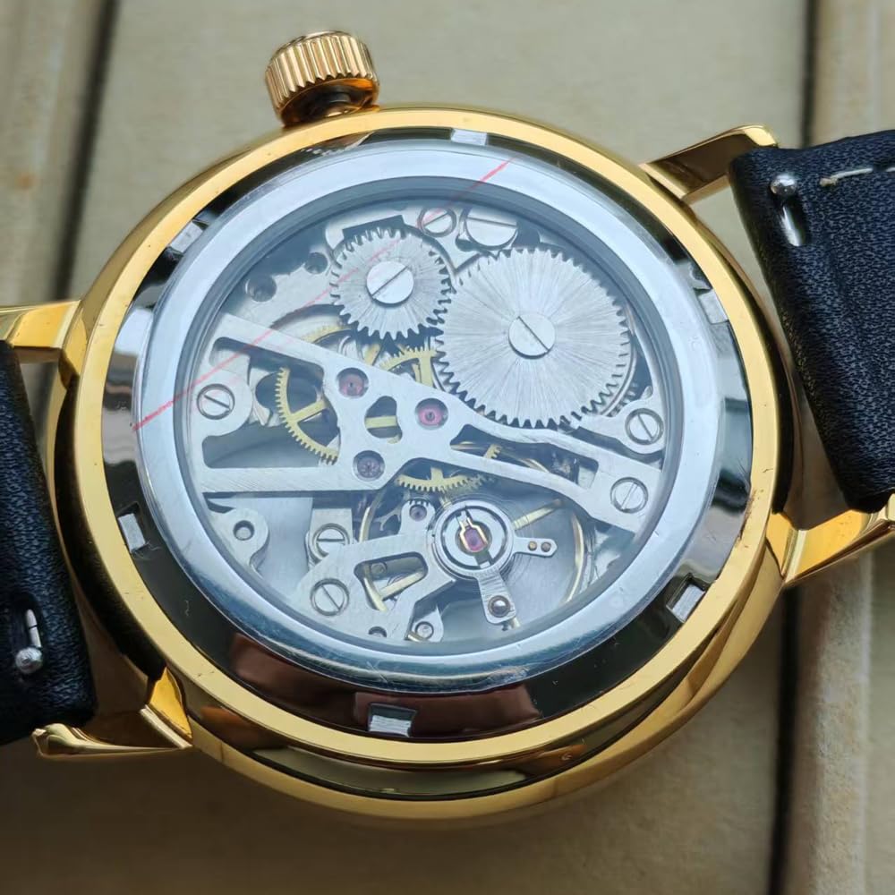 Vintage Mechanical Watch with Domed Glass and 40mm Case L883