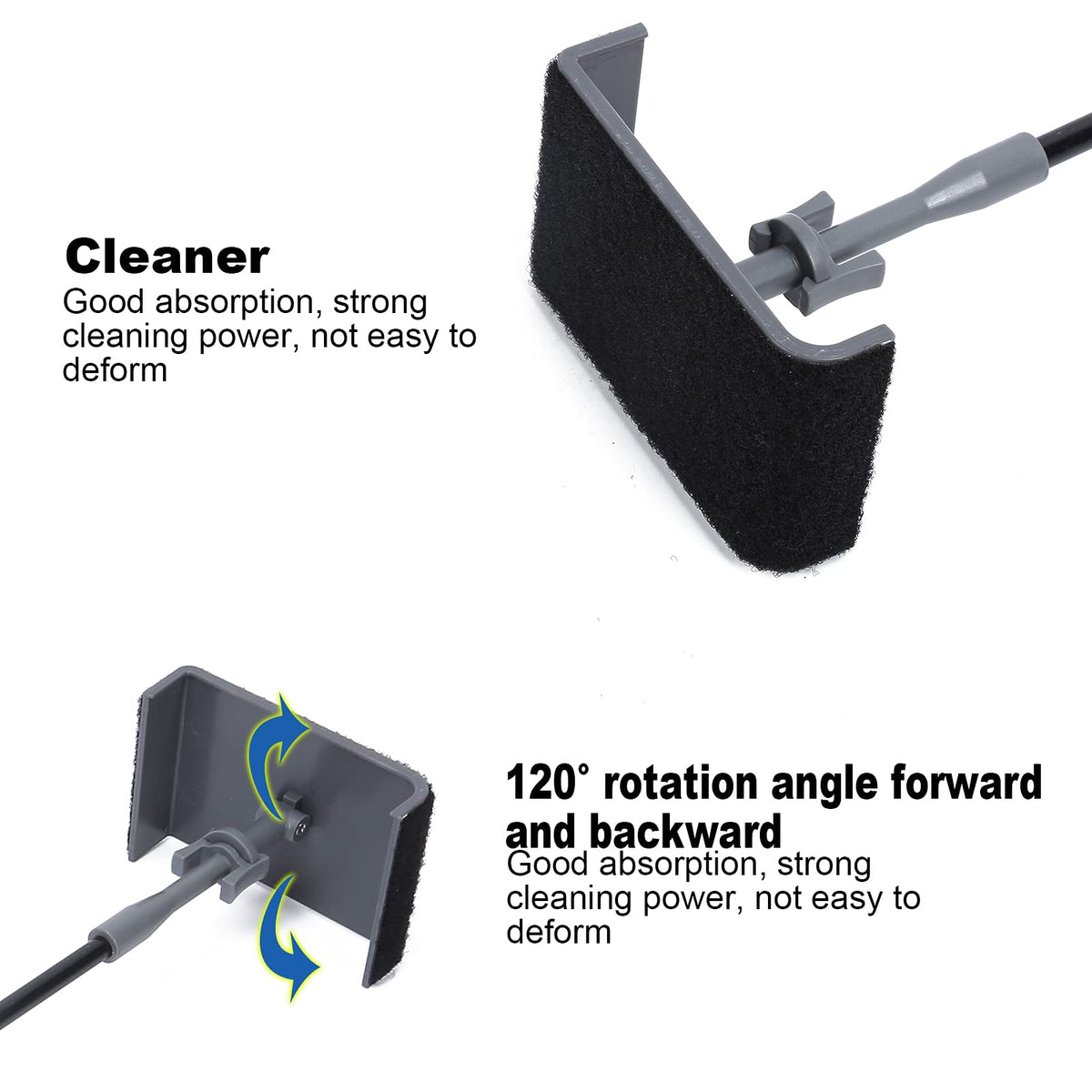 5 in 1 Aquarium Cleaning Kit with Telescopic Rod and Brushes S1362
