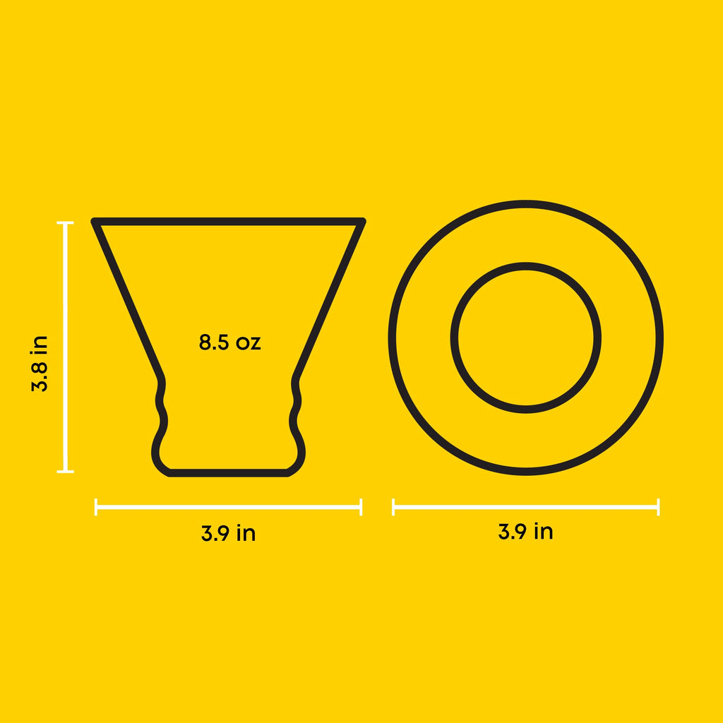 Stemless Martini Glasses Set of 4 E110133
