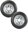2-Pack Trailer Tire Rim Assembly 5.30-12 12 Inch Galvanized LRC D91825