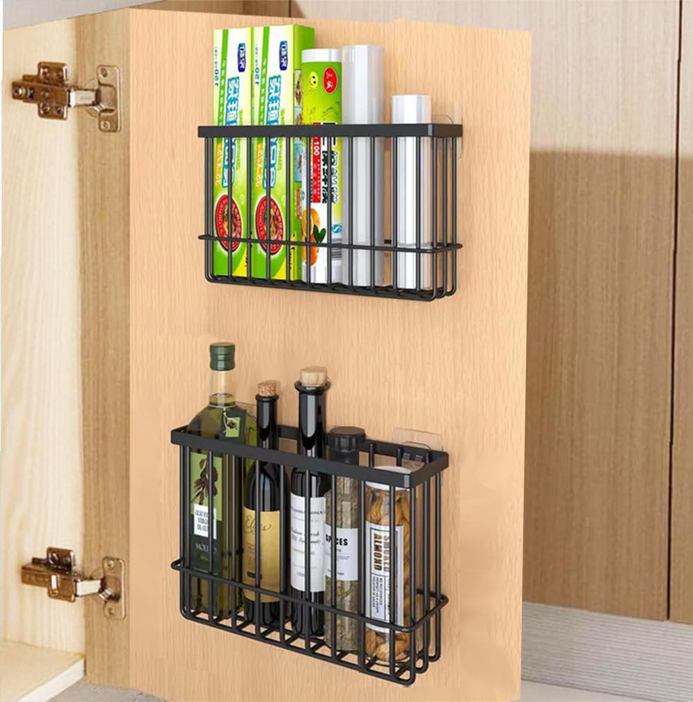 Self Adhesive Wall Mounted Storage Box (Black) B10560