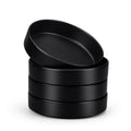 Black Ceramic Pasta Bowls Set of 4 Q75912