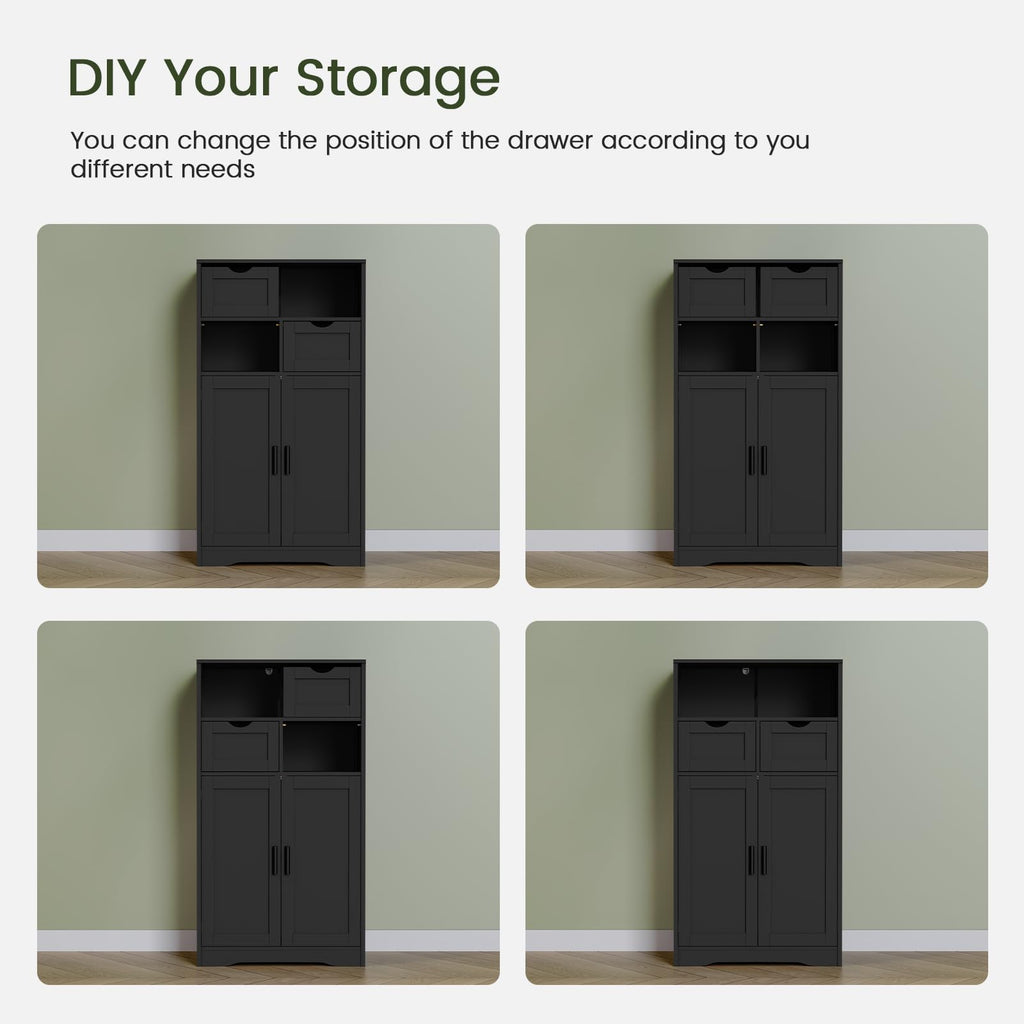 Bathroom Storage Cabinet with 2 Drawers I82344