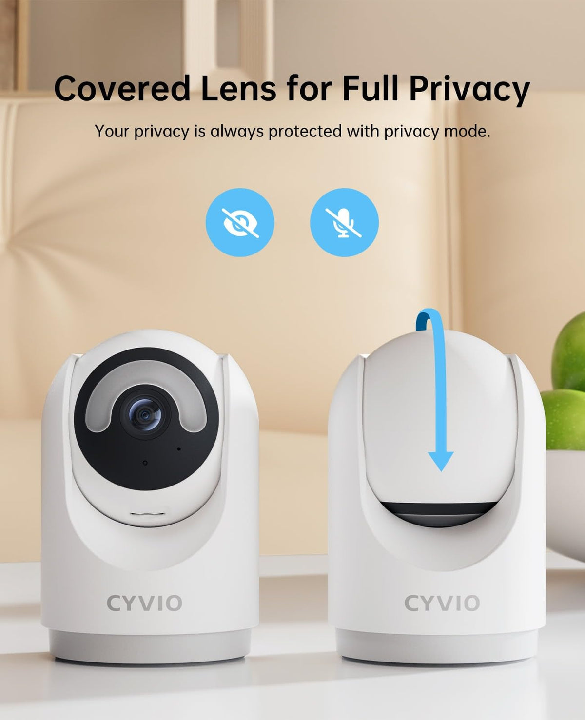 Indoor Security WiFi Camera with Night Light Q9343