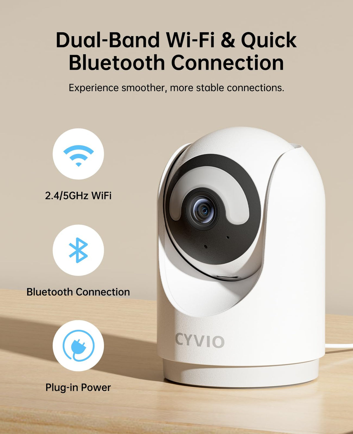 Indoor Security WiFi Camera with Night Light Q9343