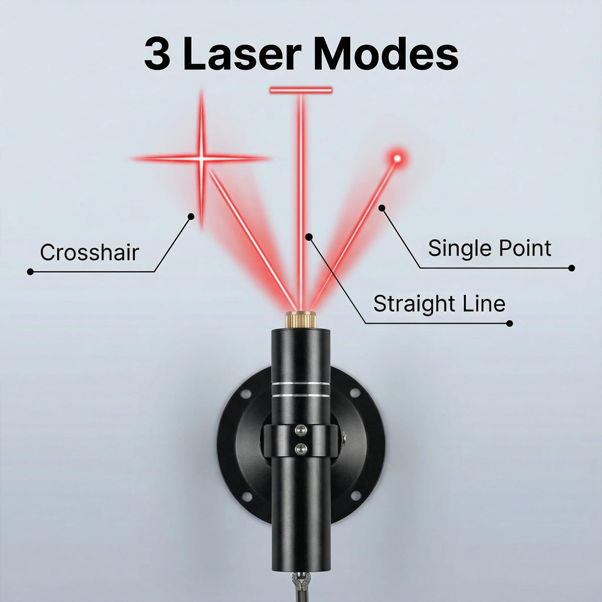 2Pack Three-Head Laser Level with Charger T334066