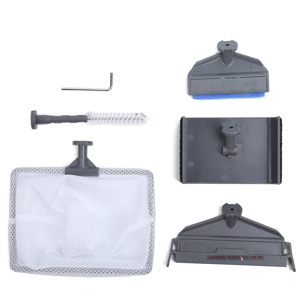 5 in 1 Aquarium Cleaning Kit with Telescopic Rod and Brushes S1362