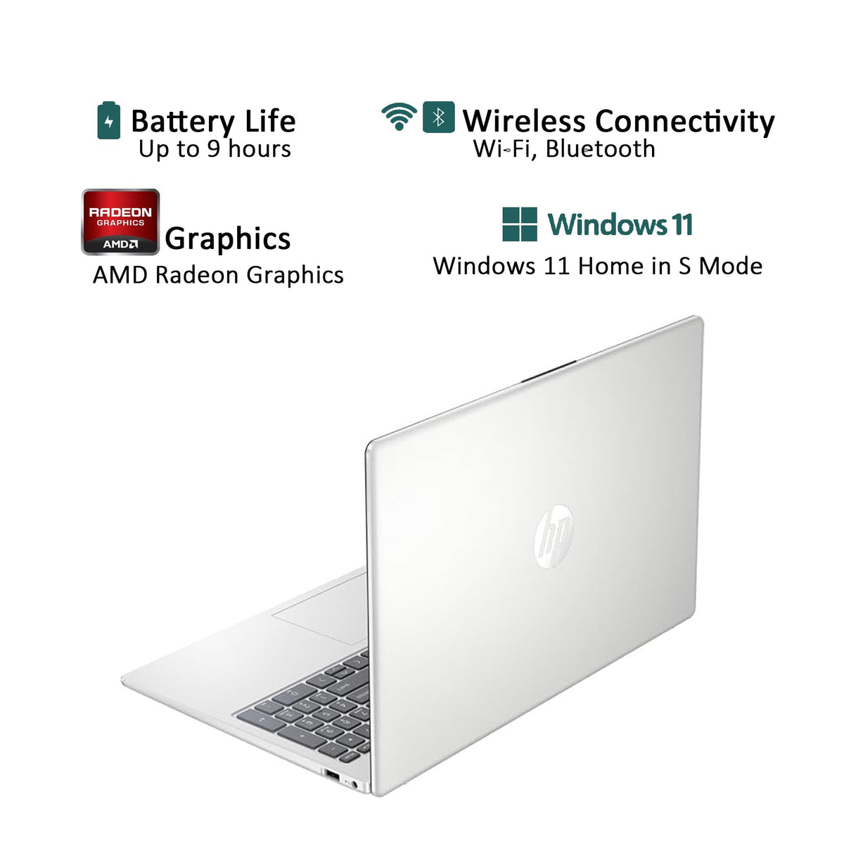 17.3" Full HD Laptop AMD Ryzen 5 32GB RAM 1TB SSD Natural Silver Y196941