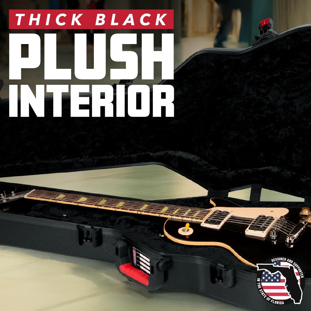 Molded Flight Case for Electric Guitars with Locking Latch I477508
