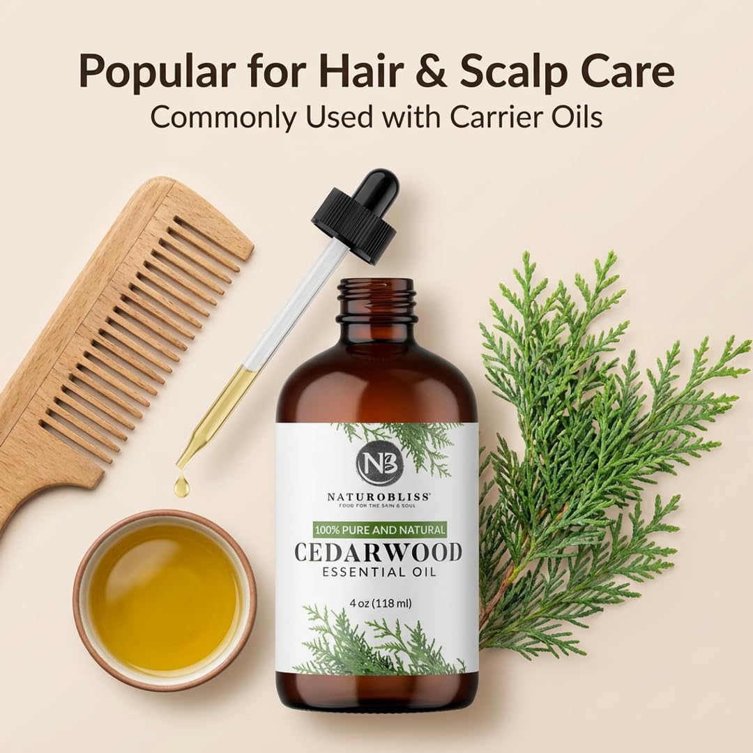 Cedarwood Essential Oil 4 Fl Oz Pack of 2 G815