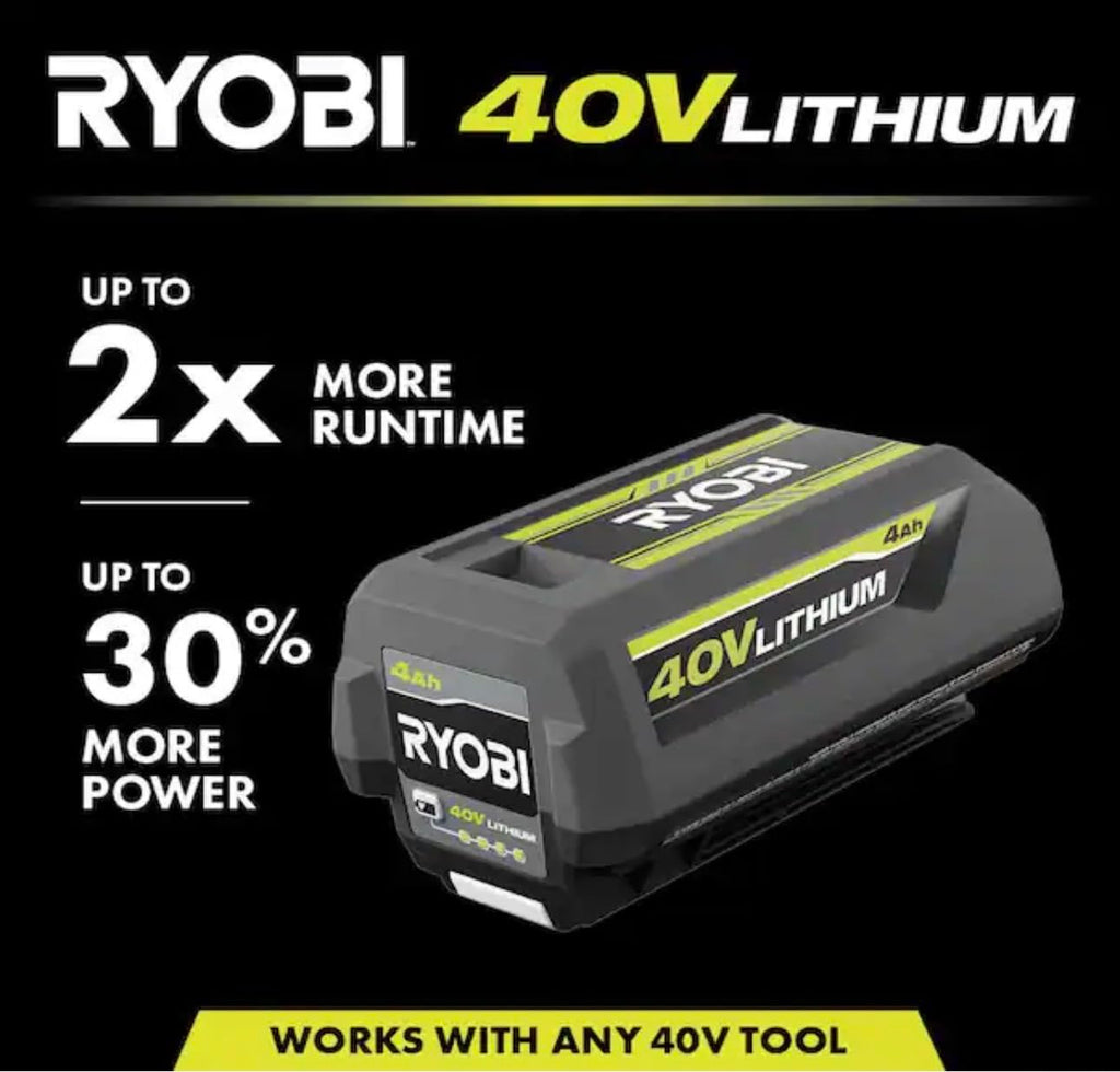 40V Lithium-ION 4.0 AH Battery and Charger X563