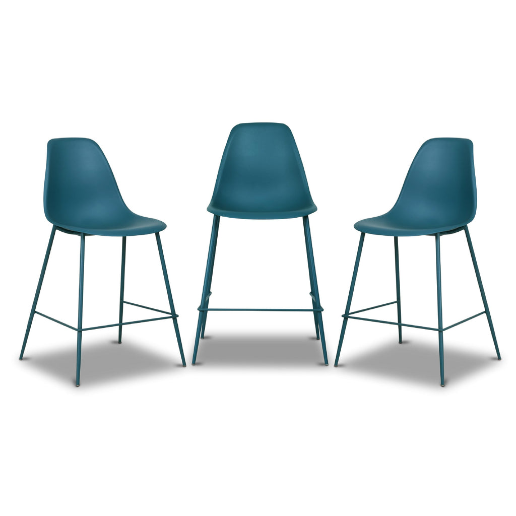 Set of 3 Counter Height Bar Stools L669258