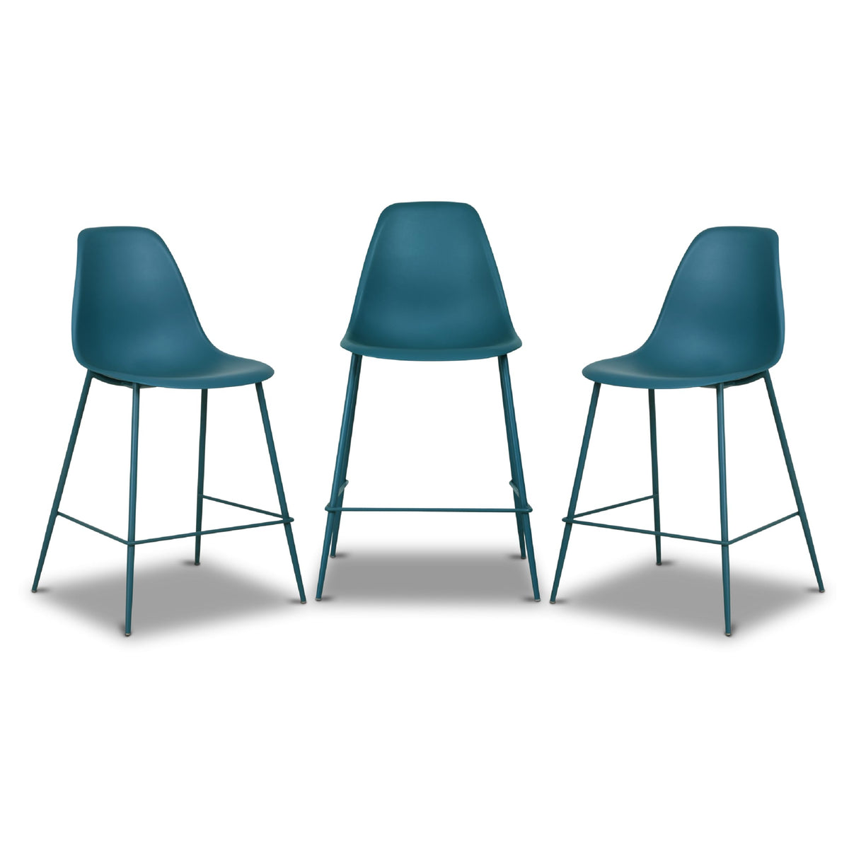 Set of 3 Counter Height Bar Stools L669258