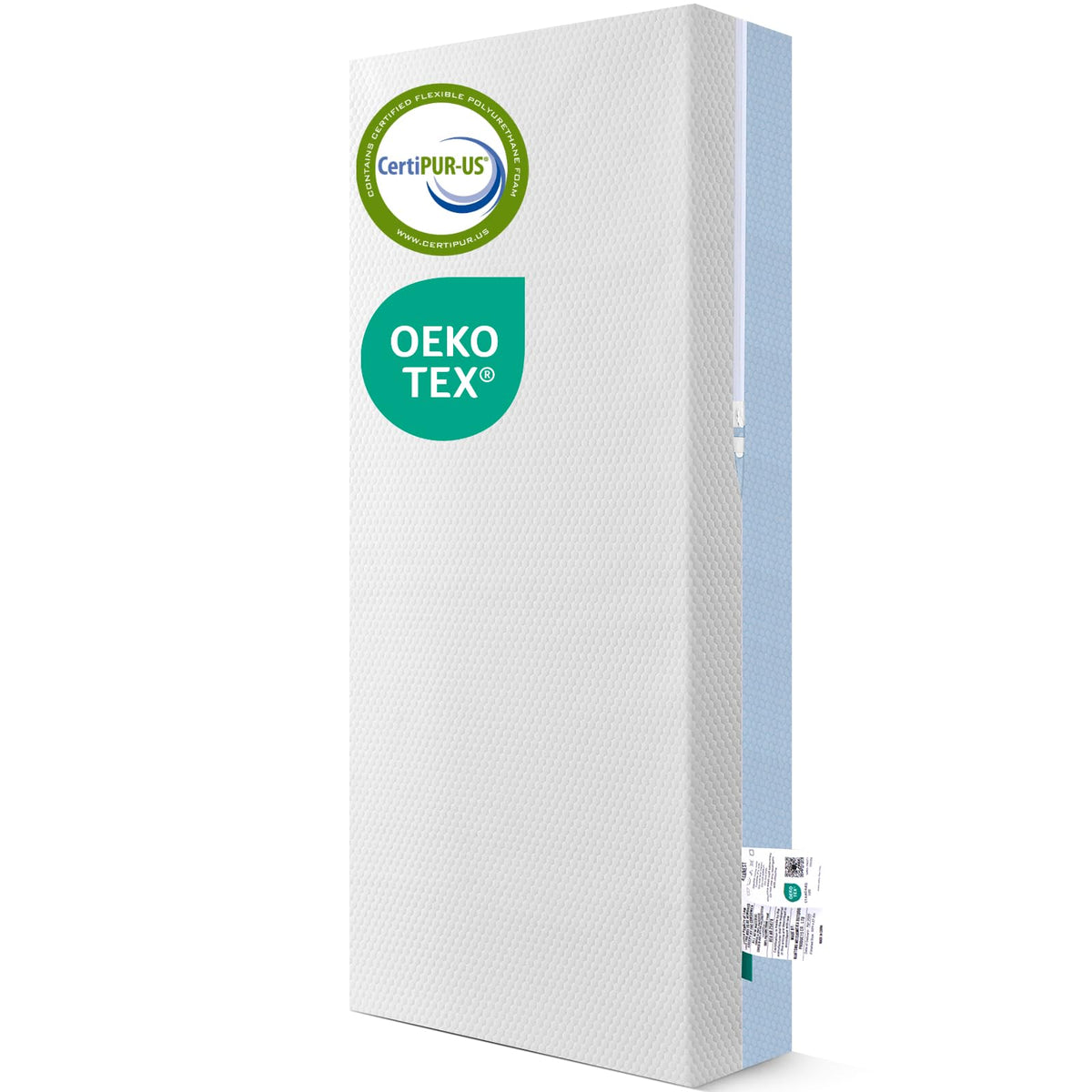 Dual Sided Breathable Crib Mattress, Standard Size 52x28x5 Inch Y661841