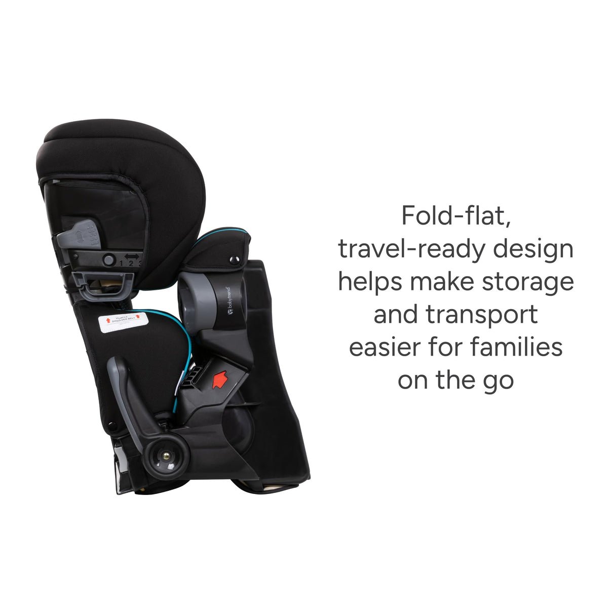 2-in-1 Folding Belt-Positioning Booster Seat Z629
