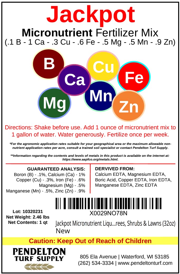 32oz Micronutrient Liquid Fertilizer Mix W932