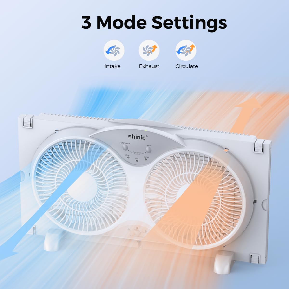 9" Reversible 3-Speed Window Fan S49268