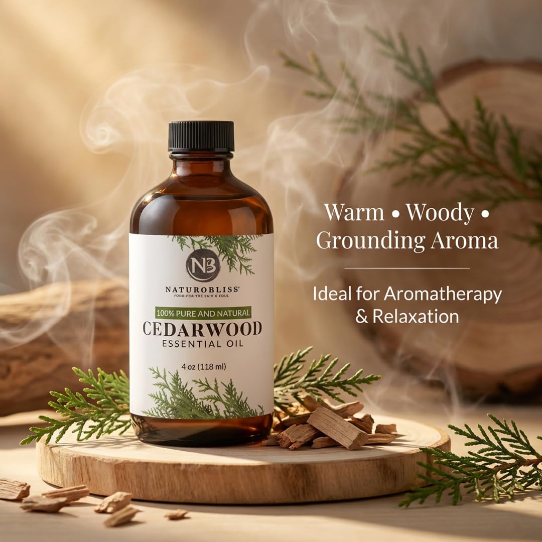 Cedarwood Essential Oil 4 Fl Oz Pack of 2 G815