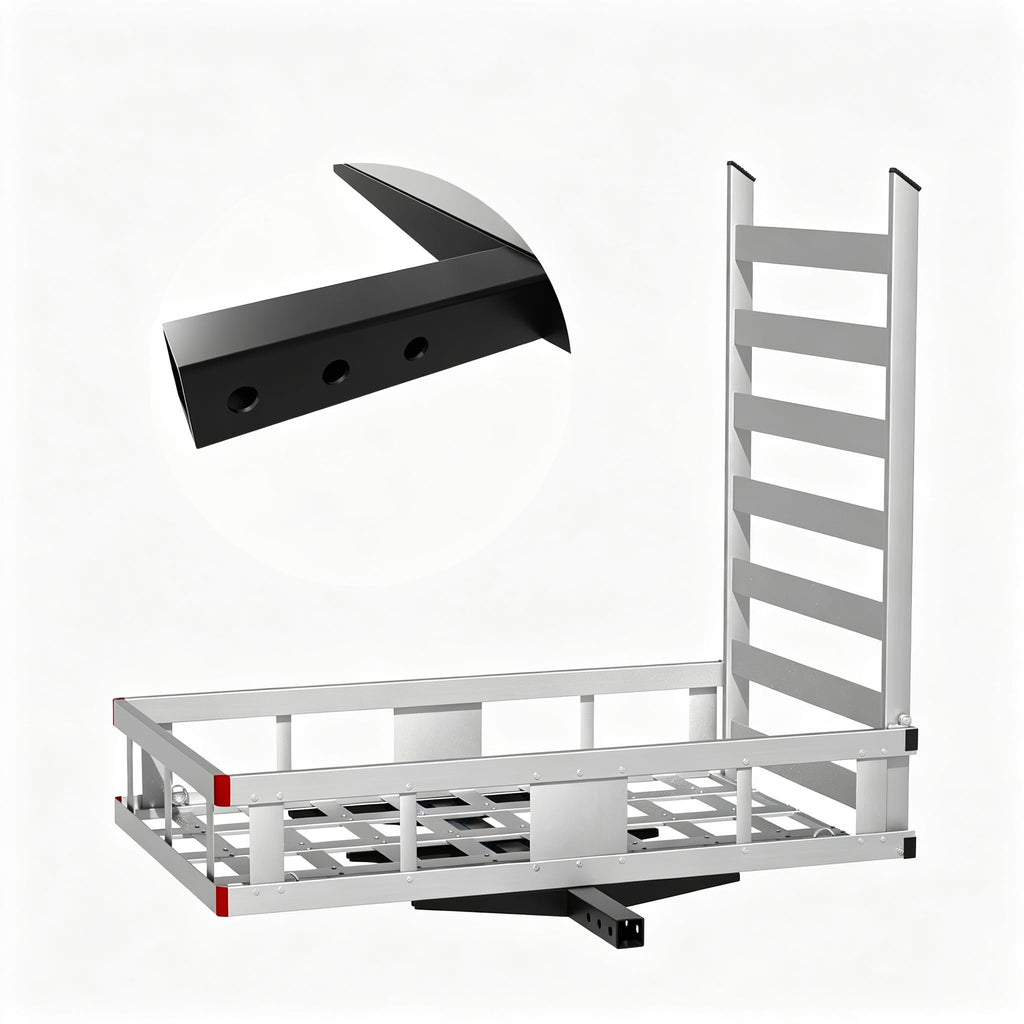 Hitch Cargo Carrier with Folding Ramp S453