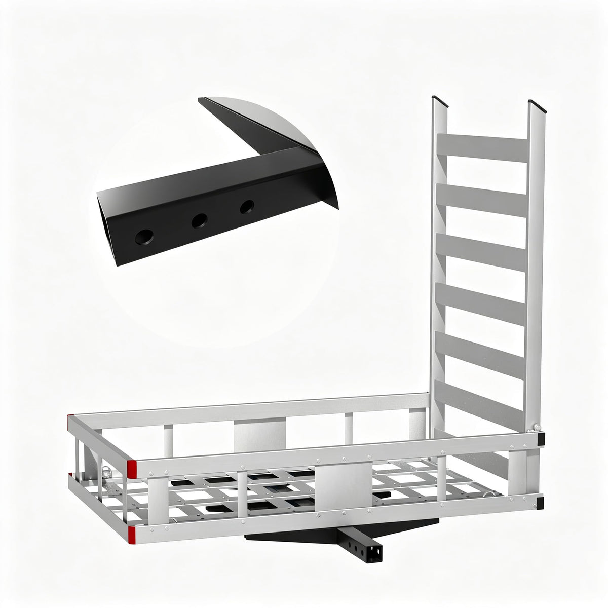 Hitch Cargo Carrier with Folding Ramp S453