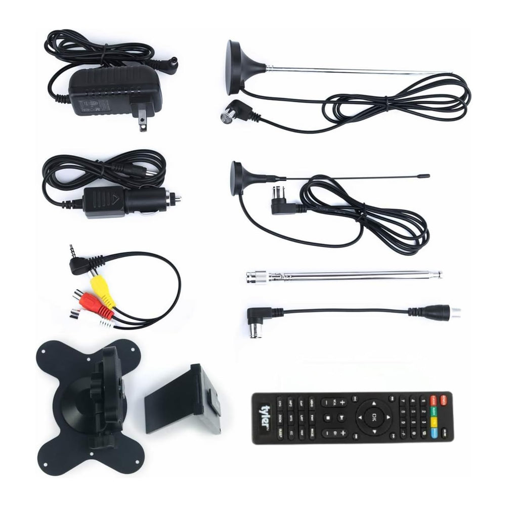 7" Portable LCD TV Rechargeable Battery HD-TV USB HDMI J7530