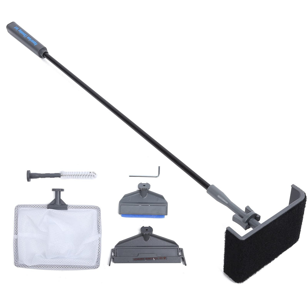 5 in 1 Aquarium Cleaning Kit with Telescopic Rod and Brushes S1362