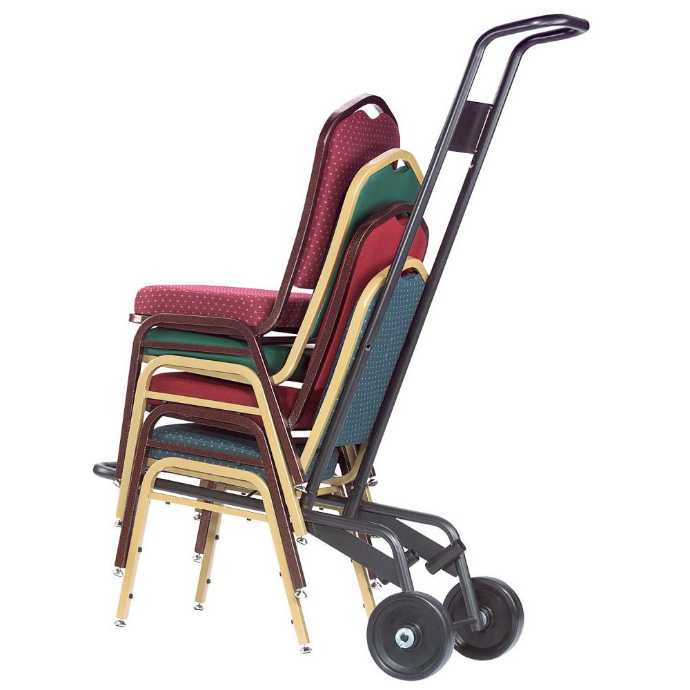 Vinyl-upholstered Dome Back Stack Chair with Steel Frame, 300-lb Weight Capacity X882