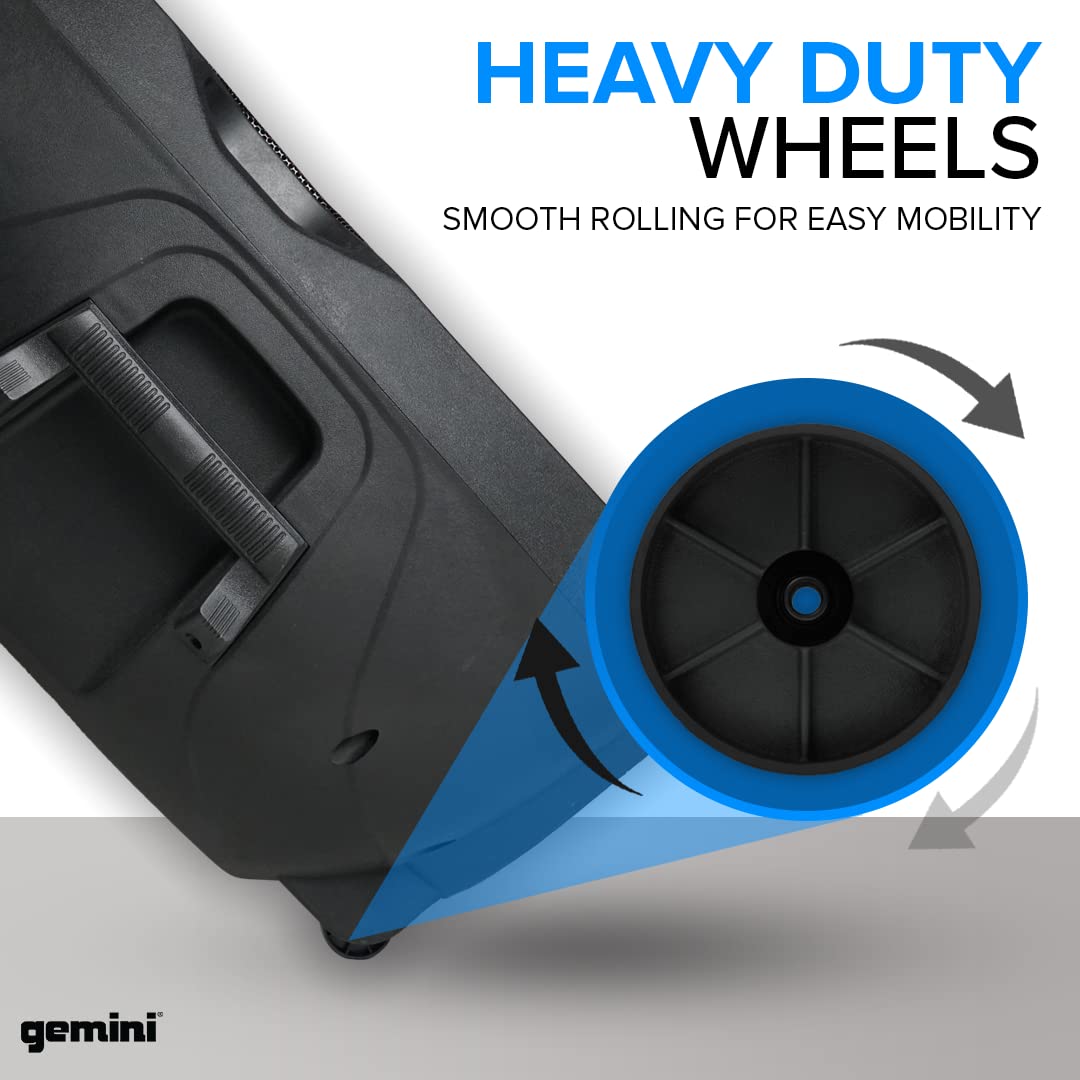 Portable Bluetooth PA Speaker System, 2000W, Black J51620