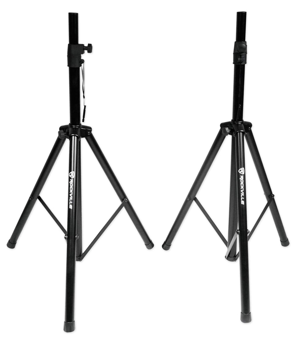 15" 2000W Powered DJ PA Speaker Pair with Stands U298