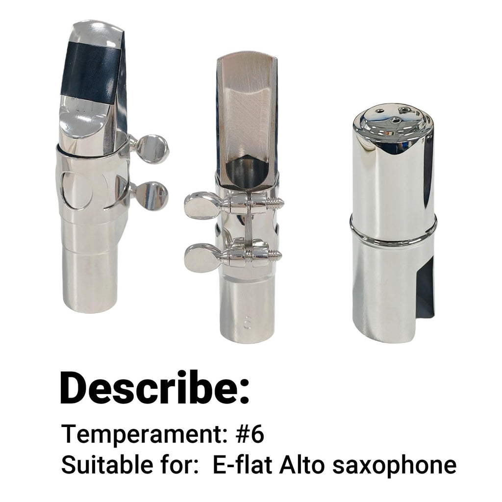 Silver Plated Alto Saxophone Mouthpiece B1172