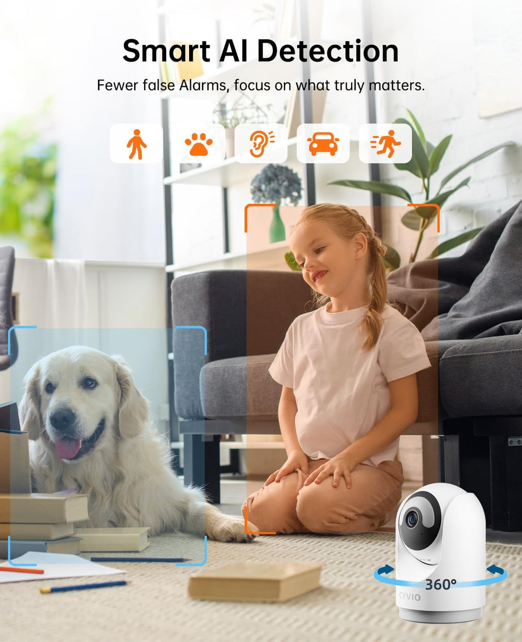 Indoor Security WiFi Camera with Night Light Q9343