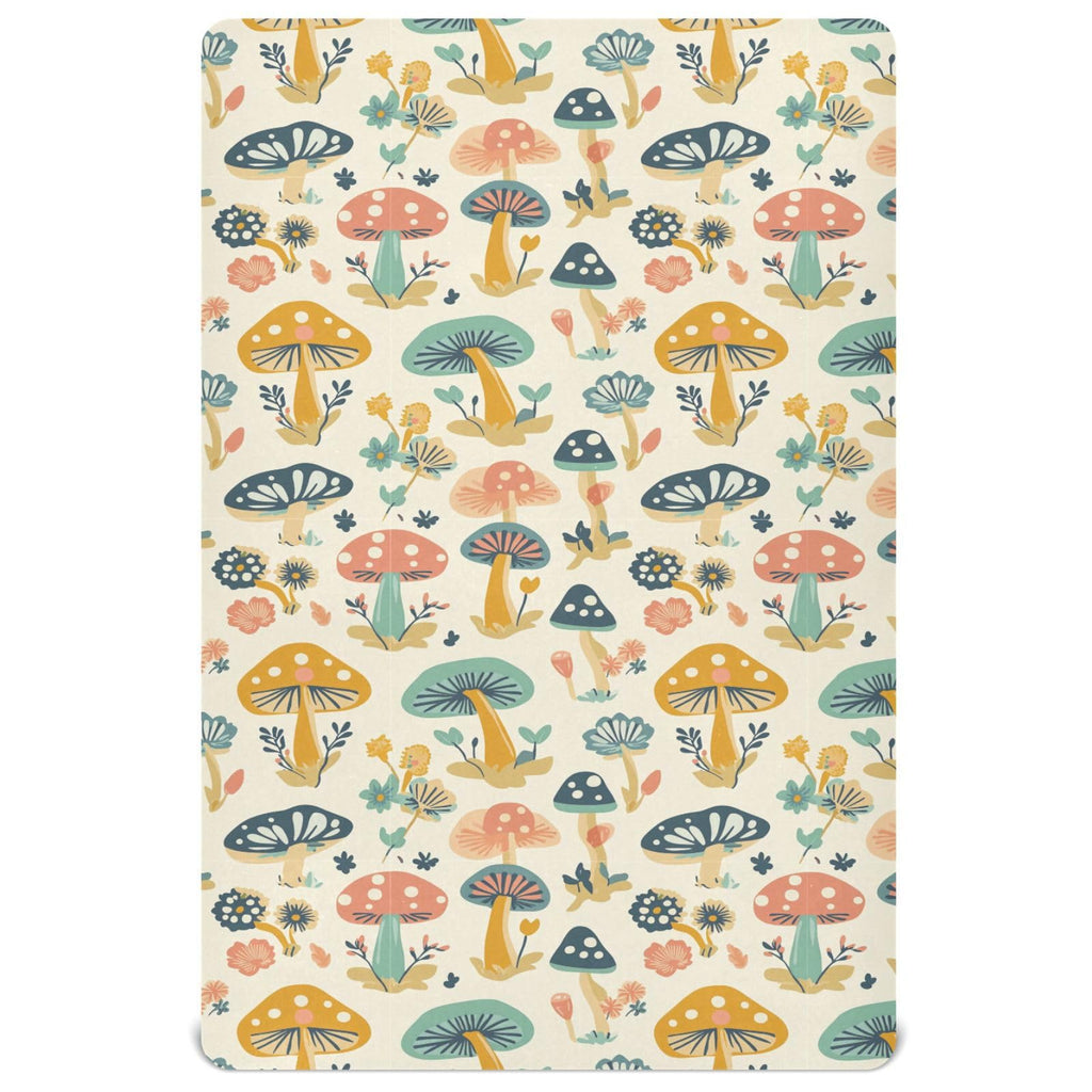 Soft Breathable Microfiber Fitted Crib Sheet, Standard Size 28in x 52in K26616