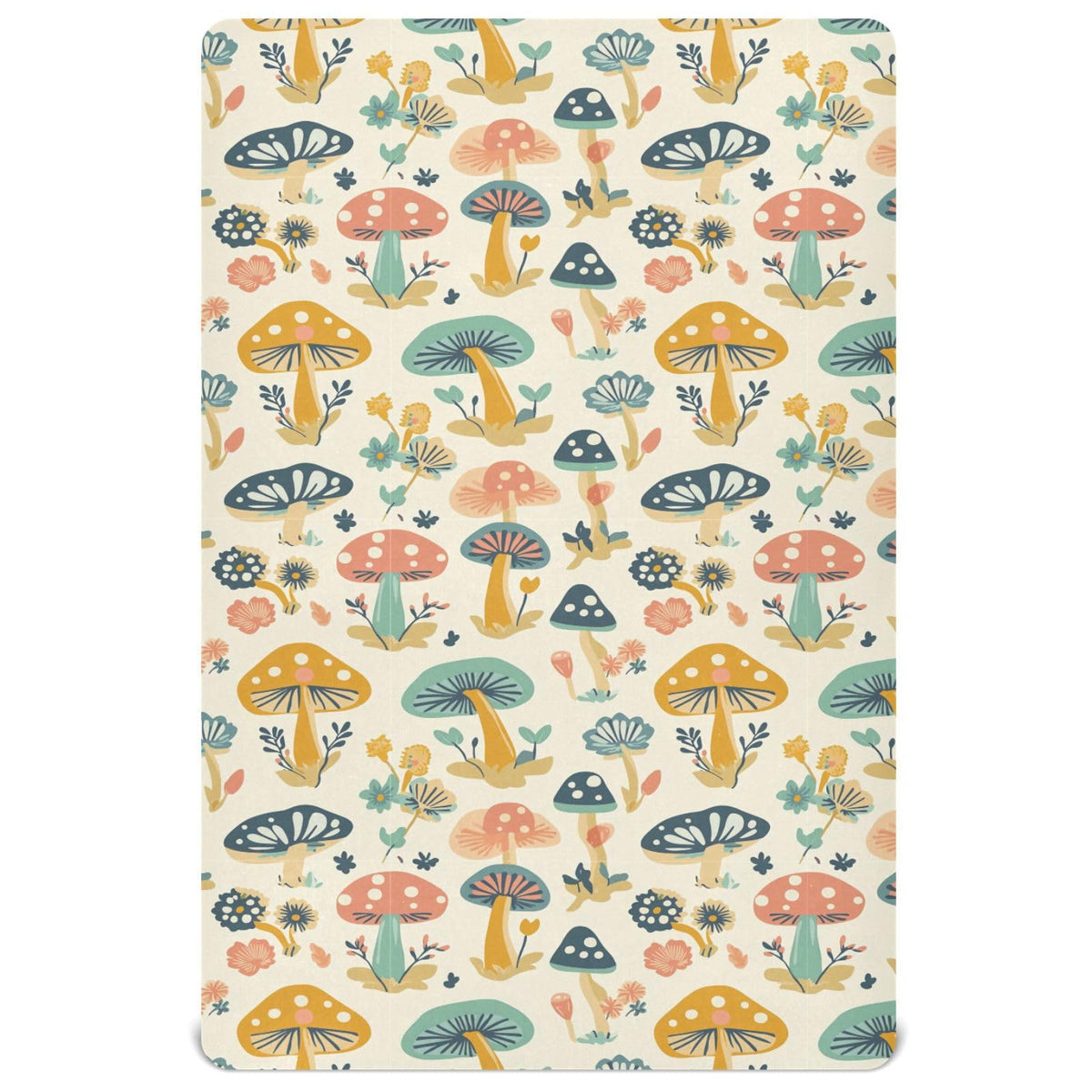 Soft Breathable Microfiber Fitted Crib Sheet, Standard Size 28in x 52in K26616