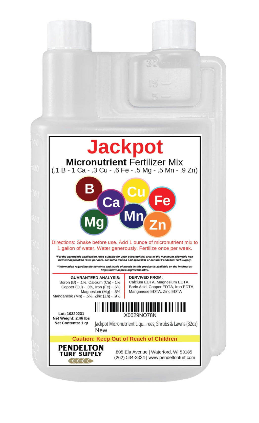 32oz Micronutrient Liquid Fertilizer Mix W932