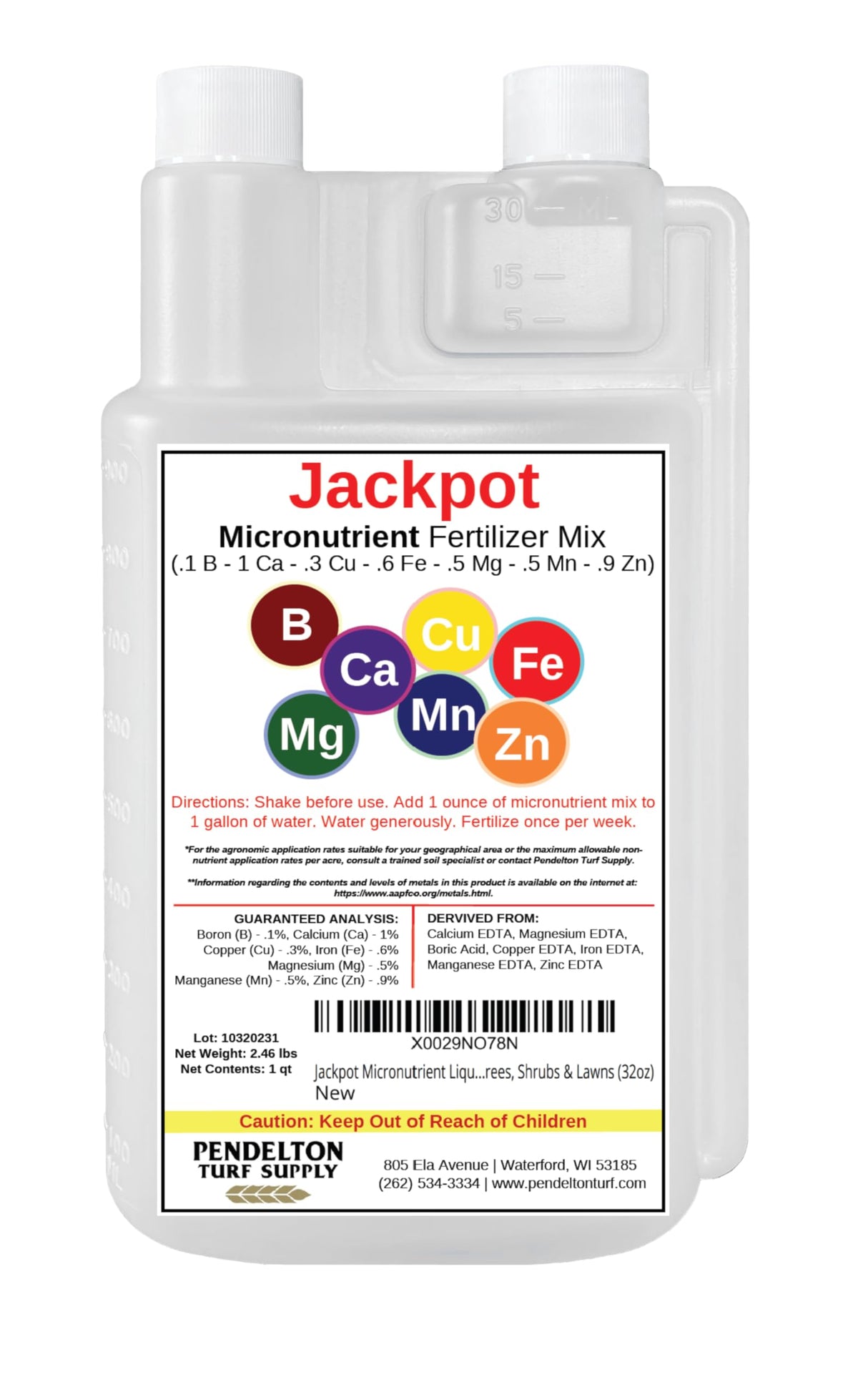 32oz Micronutrient Liquid Fertilizer Mix W932